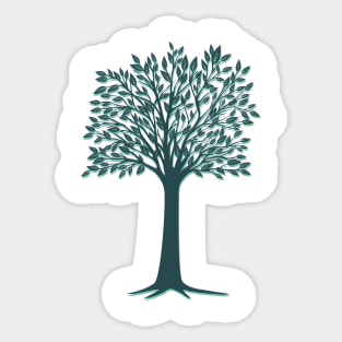 Reaching Tree Sticker